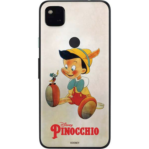 Disney Pinocchio Vintage Portrait Google Pixel 4a Skin